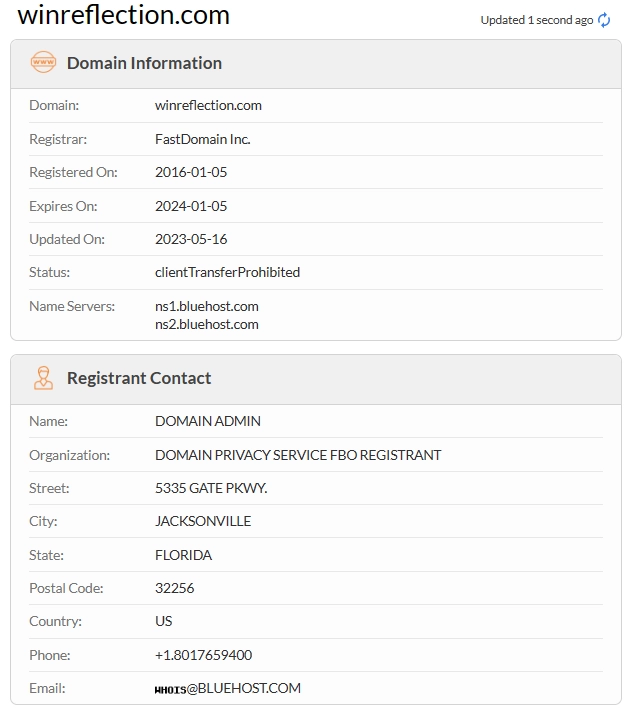 WHOIS Domain Lookup