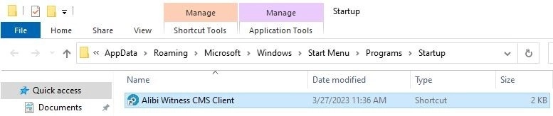 Windows Startup Folder File Explorer