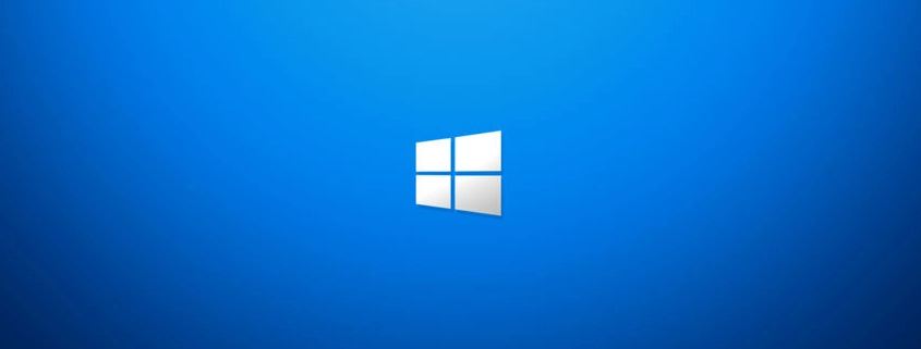 Microsoft Windows Logo Curious Blue Background